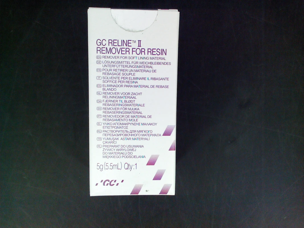 GC RELINE™ II Resin Remover Flasche 5,5 ml GC RELINE™ II Resin Remover Flasche 5,5 ml