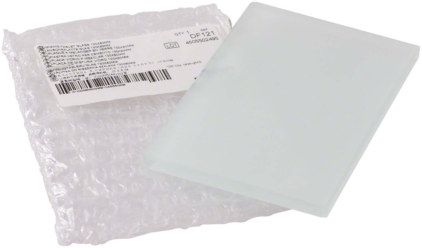 Anrührplatte Stück DF121, 130 x 80 mm Anrührplatte Aesculap