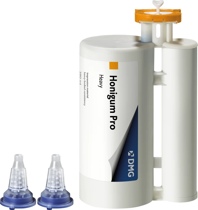 Honigum Pro Heavy Packung 380 ml Doppelkartusche, 10 MixStar-Tips