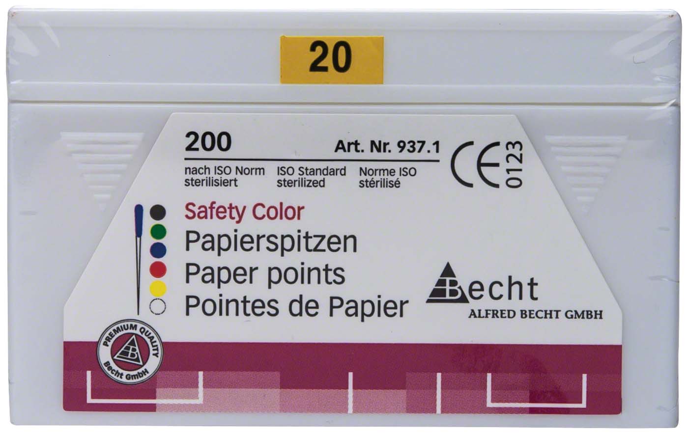 Papierspitzen Safety Color Becht