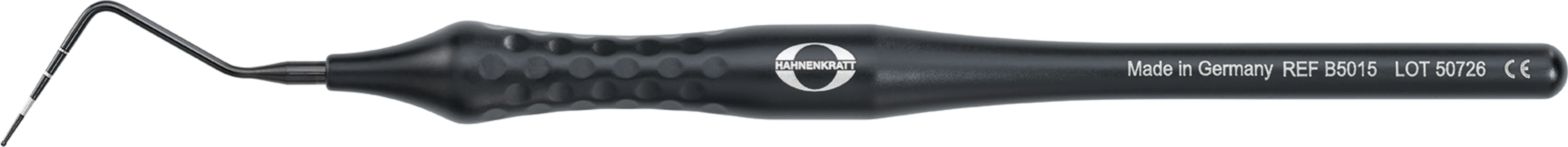 BLACK WHO-Sonde Stück mit BLACK ERGOtouch Griff