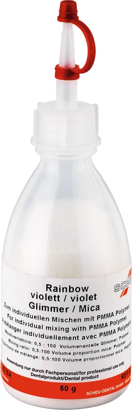 Glimmer Flasche 50 g rainbow violet