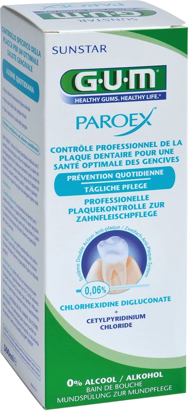 GUM® PAROEX® 0,06 % Mundspülung Flasche 500 ml