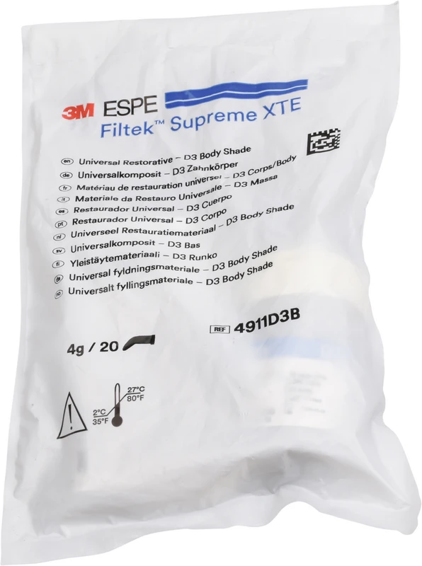 Filtek™ Supreme XTE Universal Packung 20 x 0,2 g Kapsel body D3