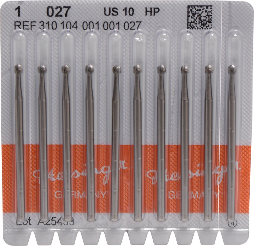 Stahlbohrer 1 Packung 10 Stück HP, Figur 001, ISO 027