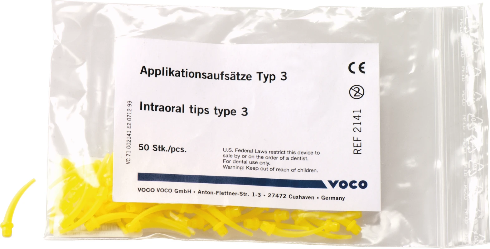 Applikationsaufsätze Typ 3 Packung 50 Aufsätze