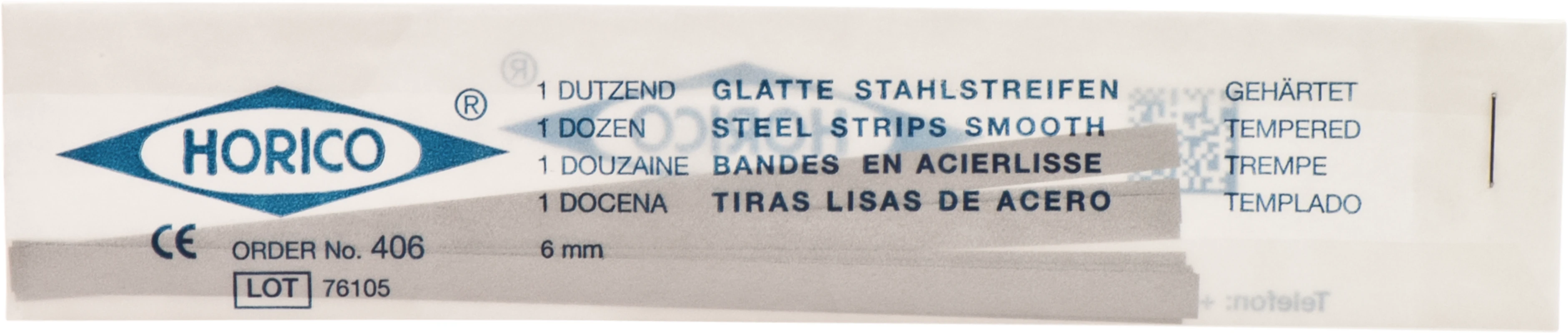 Edelstahl-Streifen Horico