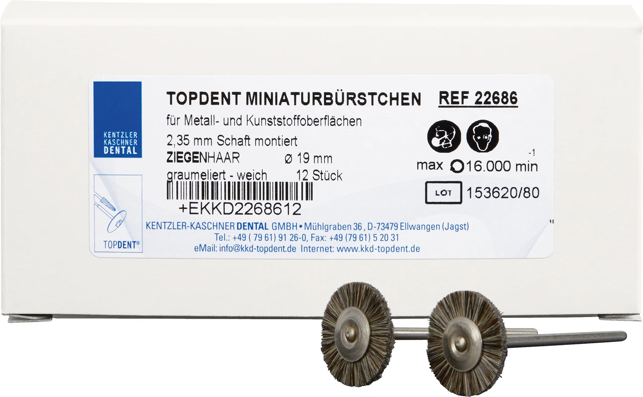 TOPDENT Ziegenhaarbürste Kentzler-Kaschner