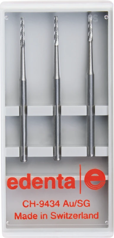 Chirurgie Fräser HM C254 Packung 3 Stück FG XXL, Figur 415, 6 mm, ISO 010