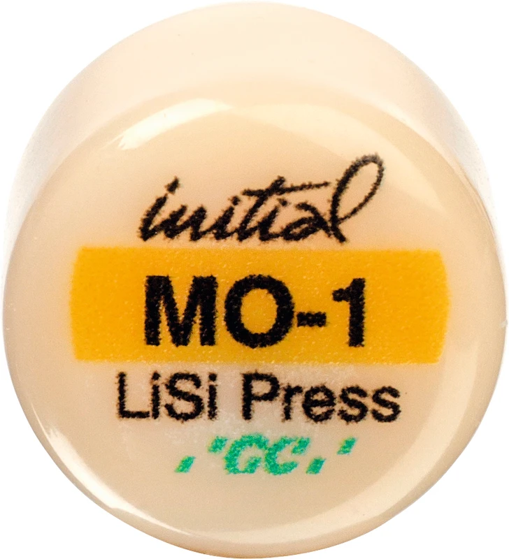 GC Initial™ LiSi Press Packung 5 x 3 g Rohling 1 MO