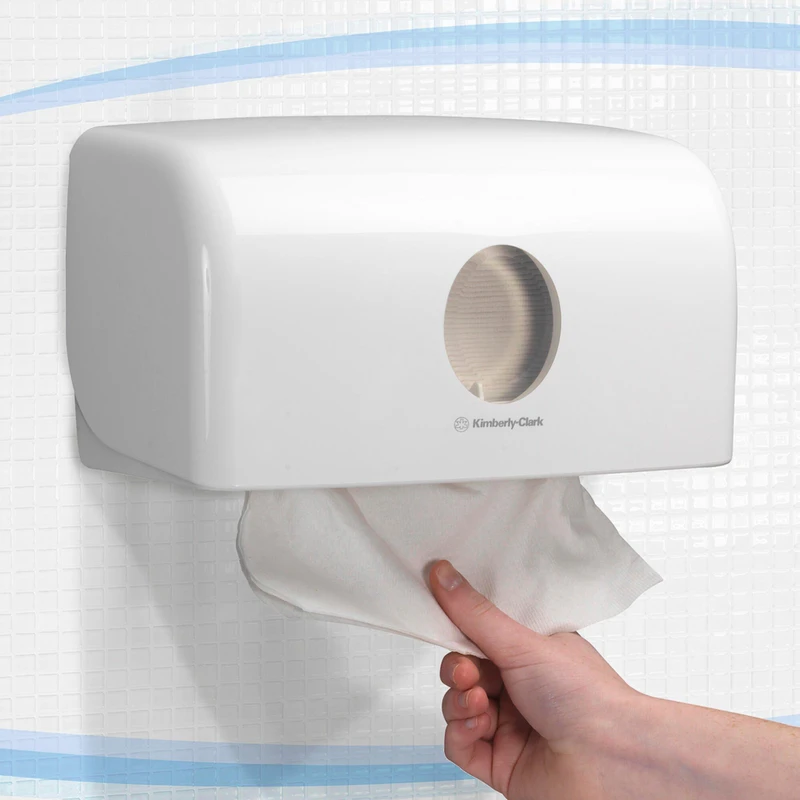 Aquarius™ Multifold-Handtuchspender Stück Spender mit Sichtfenster weiß