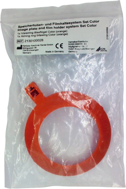 Speicherfolien/Filmhaltersystem Stück Visierring für Bissflügel, orange