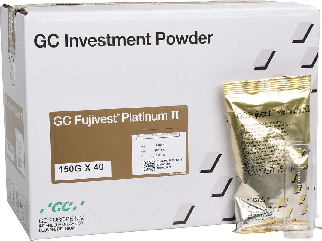 GC Fujivest® Platinum II Karton 40 x 150 g Beutel