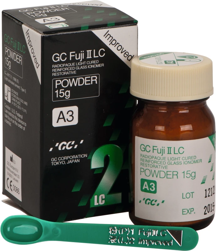 GC Fuji® II LC Improved Nachfüllpackung 15 g Pulver A3
