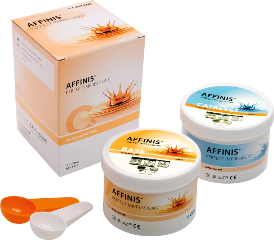 AFFINIS® Putty Packung 300 ml Dose Base, 300 ml Dose Katalysator, Putty super soft