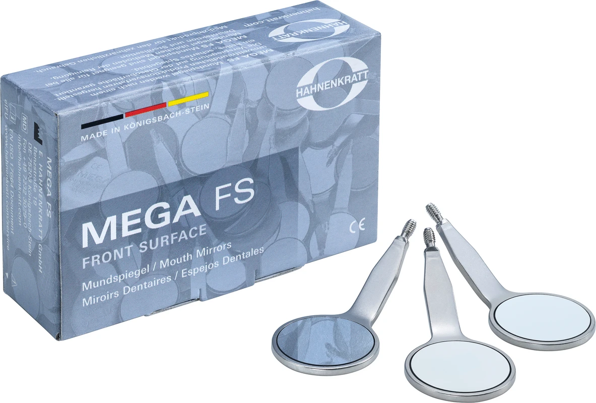 MEGA FS Spiegel Packung 12 Stück 4 plan