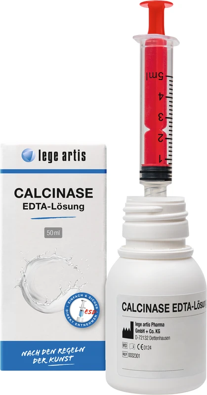 CALCINASE EDTA-Lösung Flasche 50 ml Lösung mit ESD-Entnahmesystem