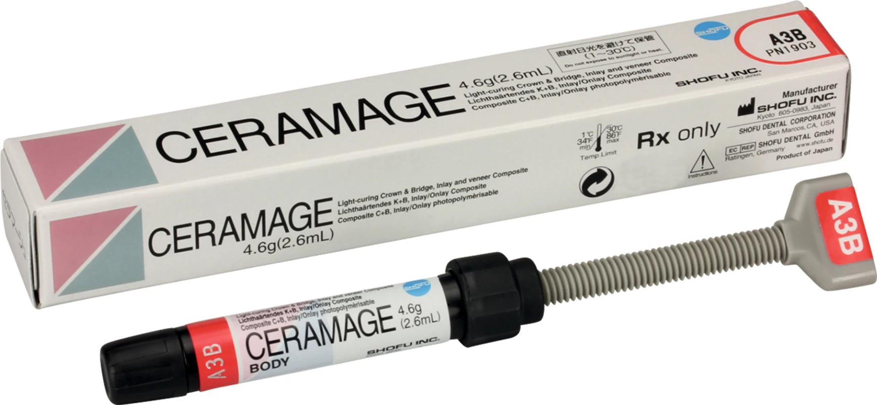 CERAMAGE Spritze 4,6 g dentin A3 CERAMAGE SHOFU