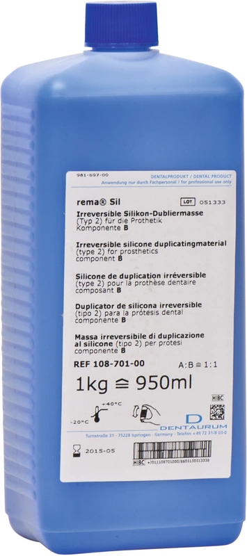 rema® Sil Flasche 1 Liter Komponente B