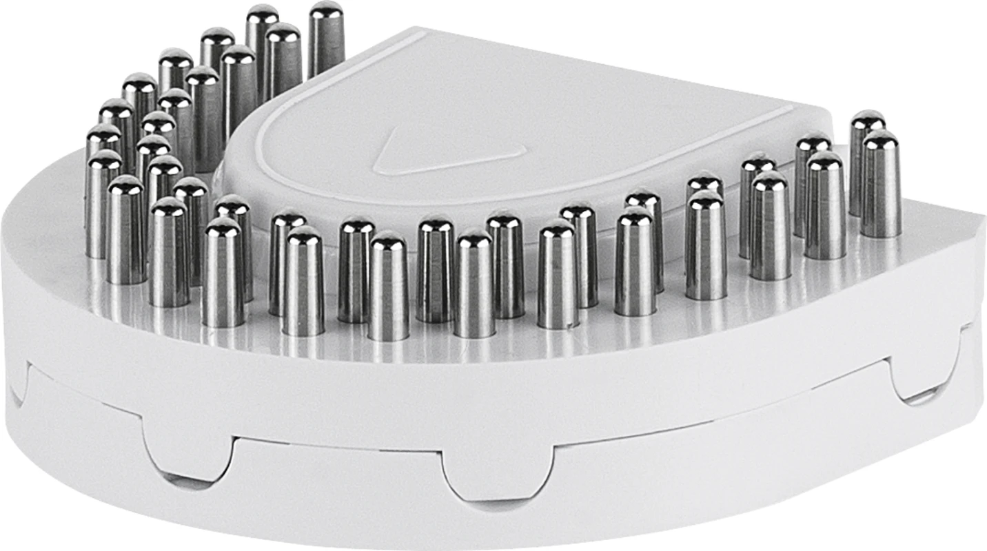 optibase® Packung 10 Pinbasisplatten klein, inklusive Splitcast