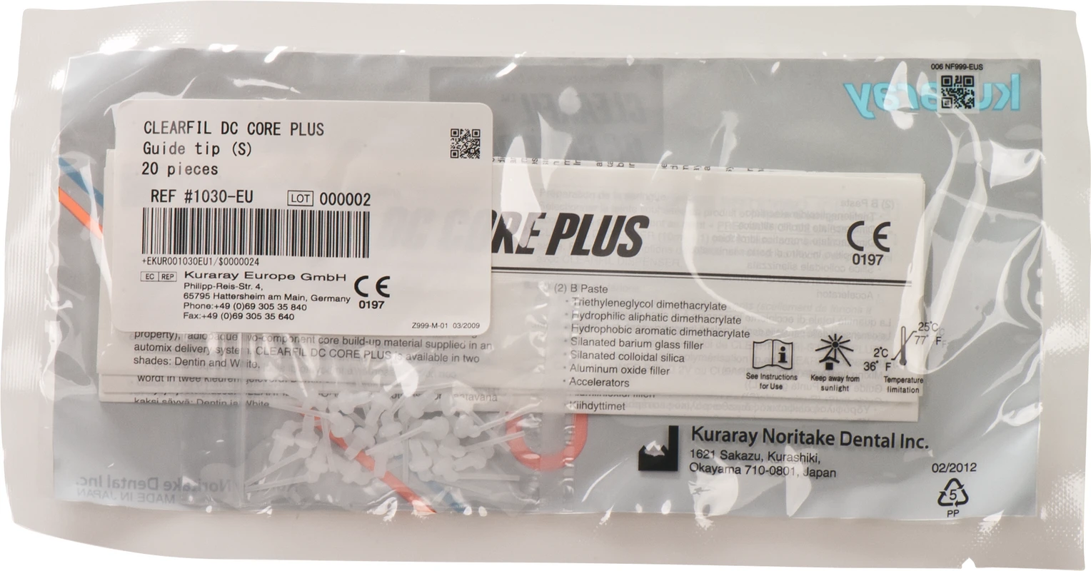 CLEARFIL™ DC CORE PLUS Tips Packung 20 Front Tips S