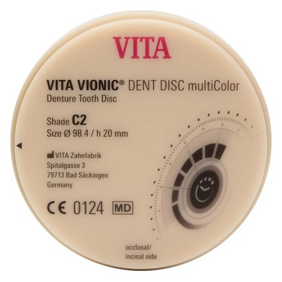 VITA VIONIC® DENT DISC multiColor - Stück Ø 98,4 mm, H 20 mm, C2