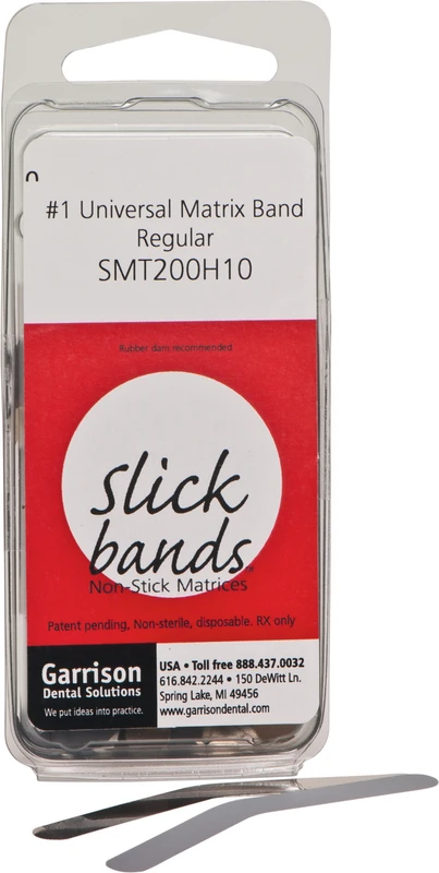 Composi-Tight® slick bands™ nach Tofflemire Napa 100 Stück grau, federhart, standard