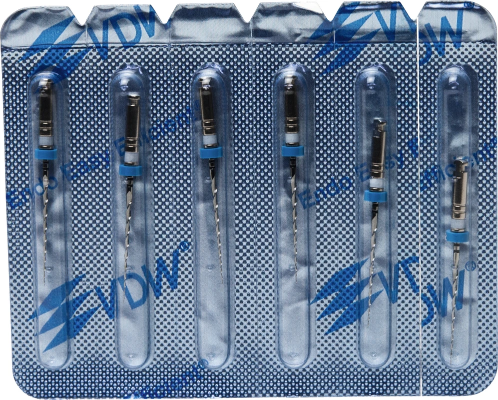 Mtwo® Blisterpackung 6 Instrumente ABT 16 mm, 21 mm, Taper.05, ISO 015 Mtwo® Instrumente VDW