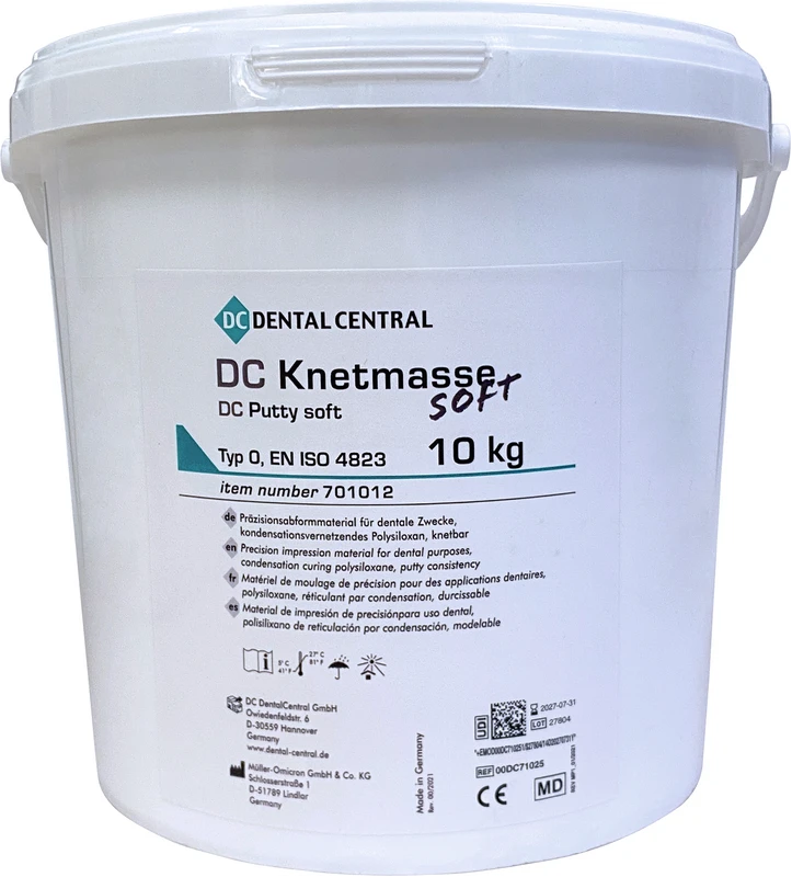 DC Knetmasse Eimer 5,8 Liter/10 kg soft