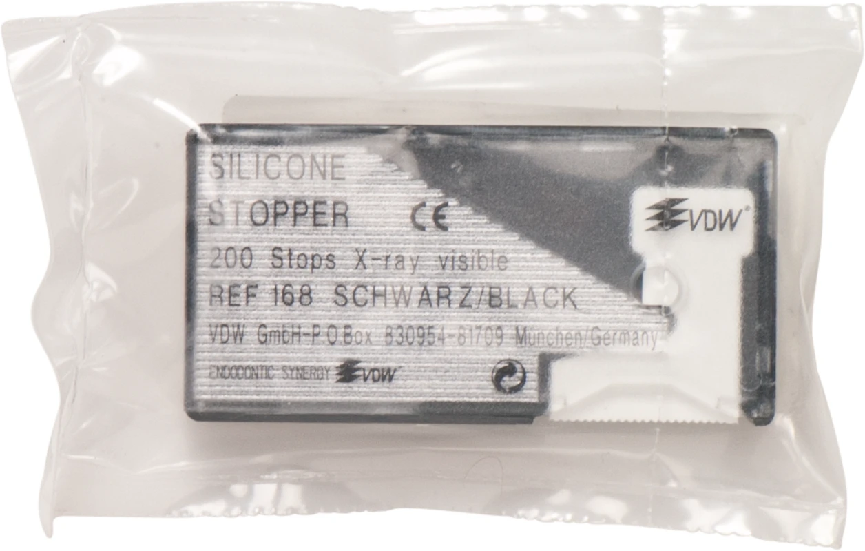 SILIKON STOPPER Packung 200 Stück schwarz