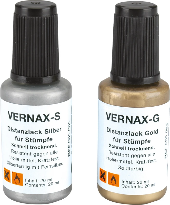 VERNAX®-S / VERNAX®-G Flasche 20 ml Distanzlack silber