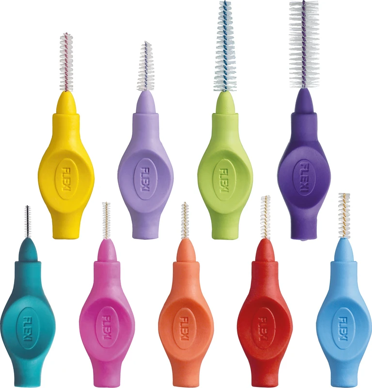 FLEXI® Interdentalbürsten PHD Value Pack 25 Stück lemon, PHD 1.1 (Ø 0,7 mm), ISO 3