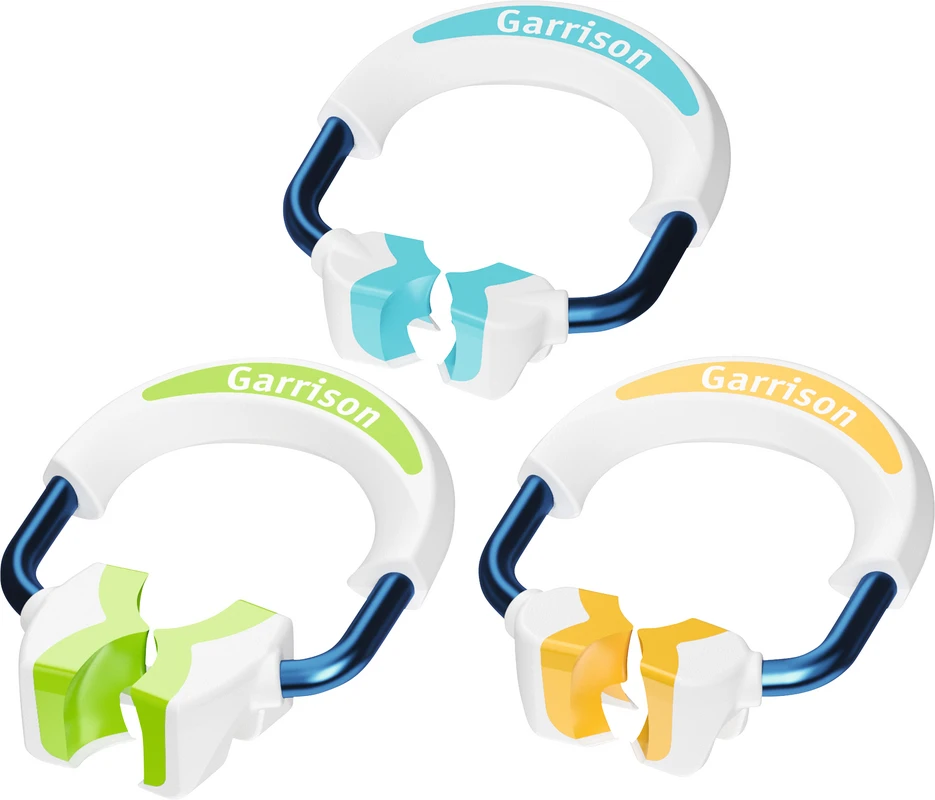 Strata-G™ Teilmatrizen-Ringe Set 3 Stück (1 x breit-grün, 1 x lang-orange, 1 x kurz-blau)