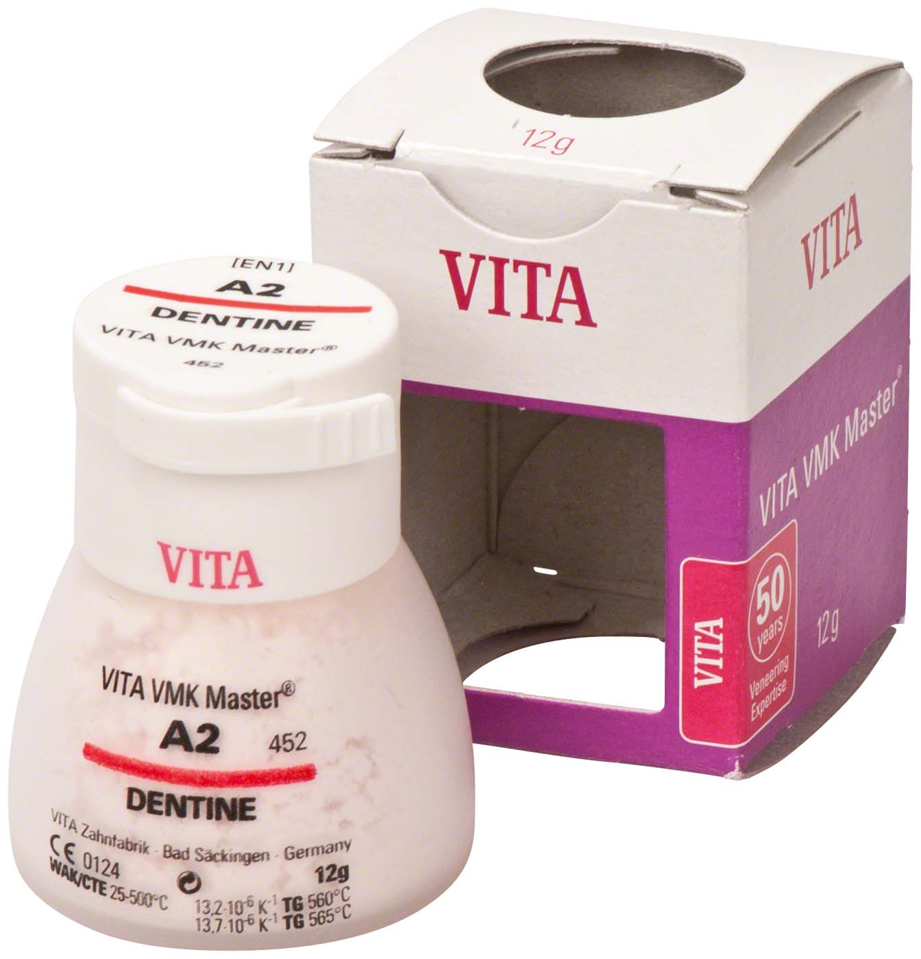 VITA VMK Master® VITA classical A1-D4® Dose 12 g Pulver dentine A2 VITA VMK Master classical A1-D4® VITA