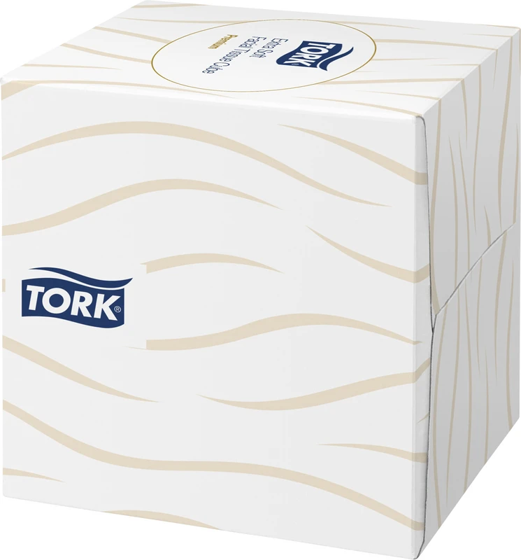 TORK® Premium Kosmetiktuchwürfel Packung 100 Stück 2-lagig, weiß