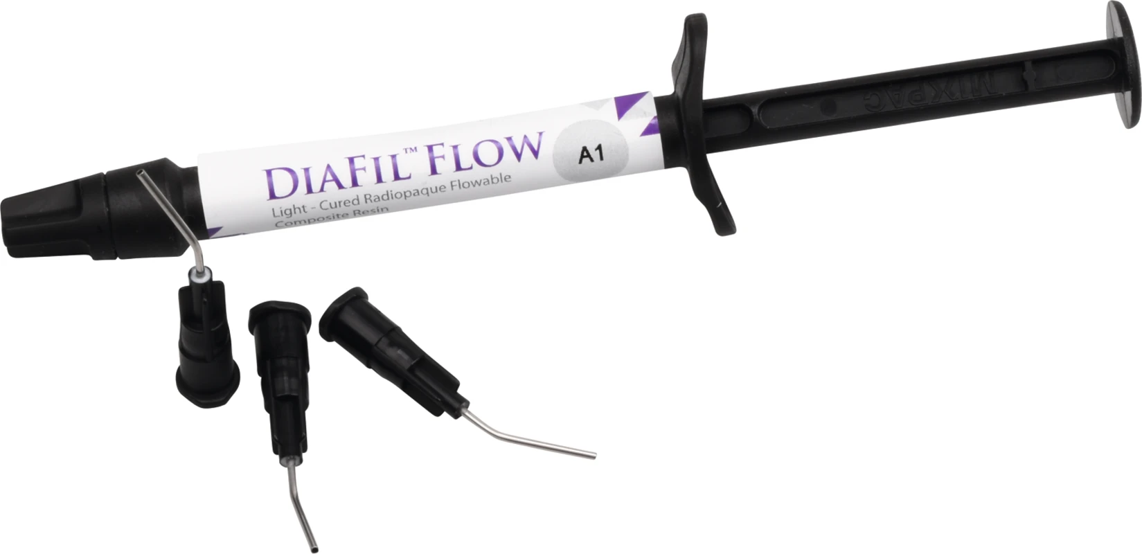 DIAFIL™ FLOW Hybrid Packung 2 g Spritze A1, 10 Einmalnadeltips