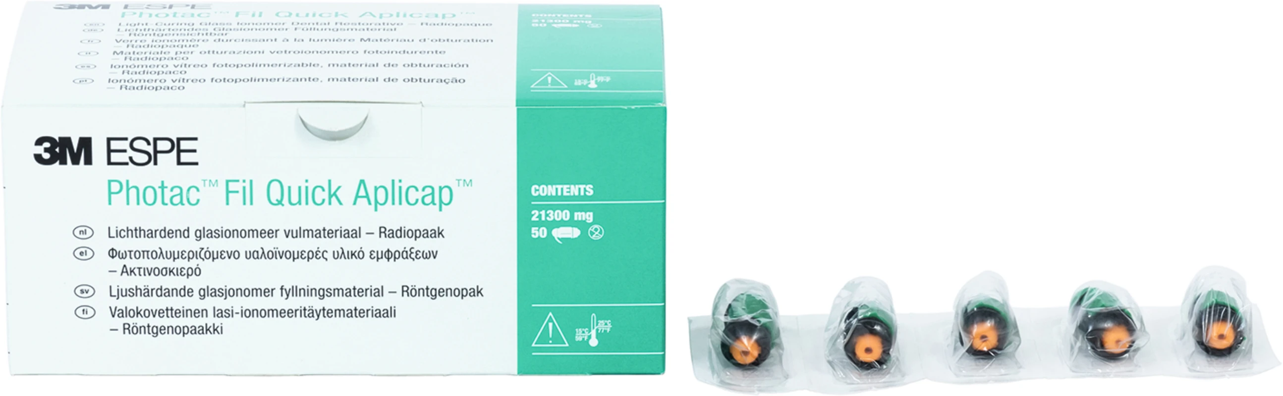 Solventum™ Photac™ Fil Quick Aplicap™ Packung 50 Stück A3,5