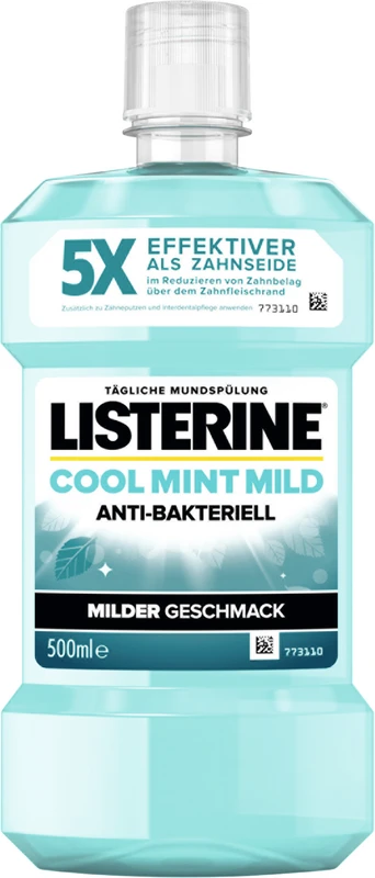 LISTERINE® COOL MINT MILDER GESCHMACK Flasche 500 ml