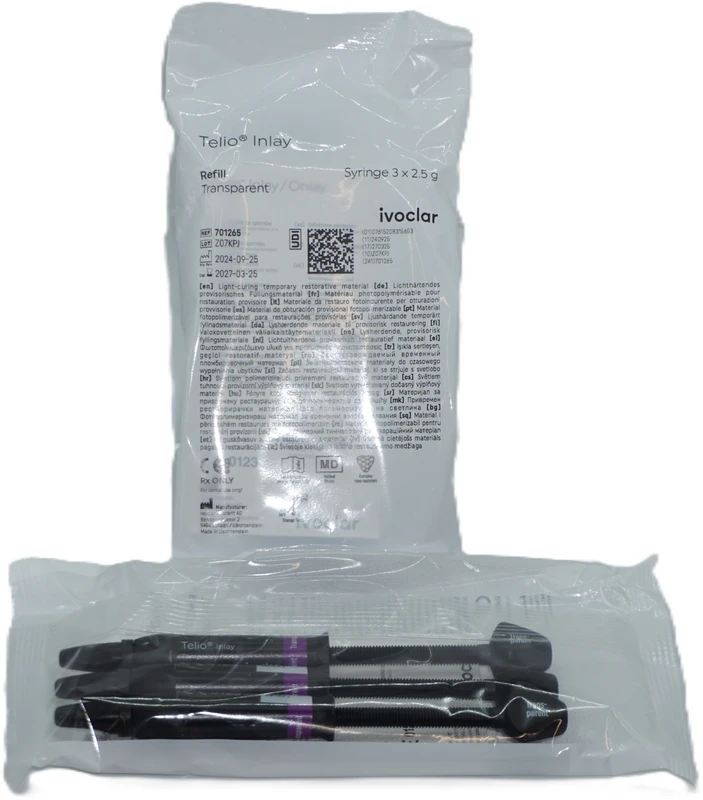 Telio® Inlay/Onlay Packung 3 x 2,5 g Spritze transparent, für Inlay Telio® Inlay/Onlay Ivoclar Vivadent