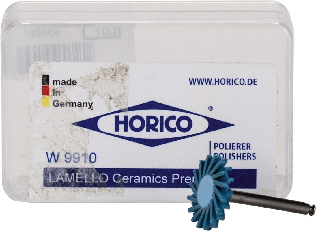 Lamello-Polierer Keramik Stück blau grob, RA