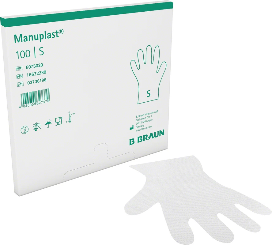 Manuplast® PE Packung 100 Stück puderfrei, S