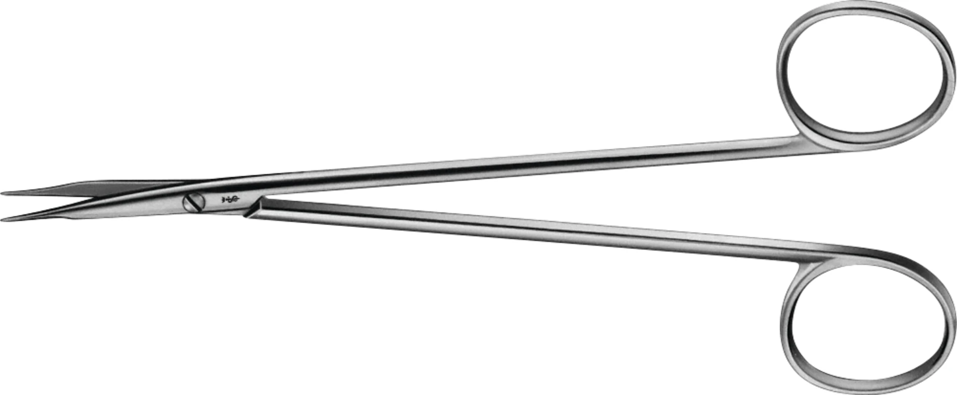 Präparierschere nach Jameson Stück BC177R, 150 mm, gebogen