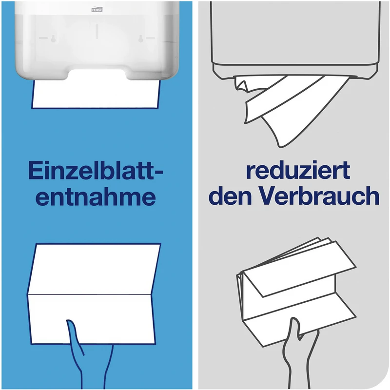 TORK® extra weiche Zickzack Handtücher (V-Falz) H3 System essity