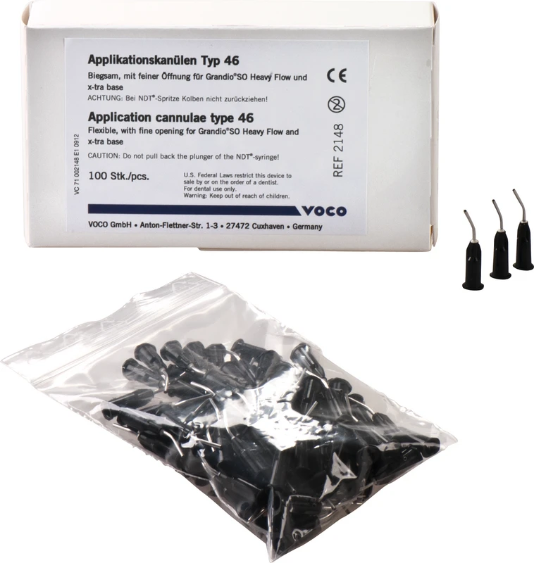 Applikationskanülen Typ 46 Packung 100 Kanülen Applikationskanülen Typ 46 VOCO