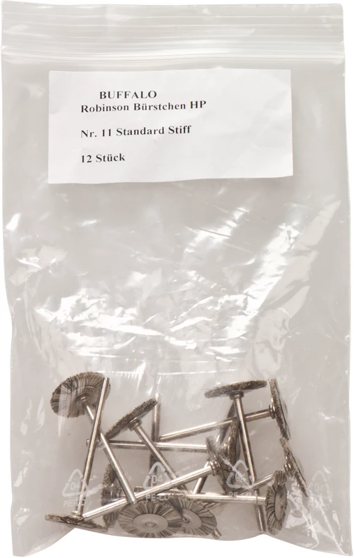 Abbott-Robinson-Bürsten Packung 12 Stück Nr. 11, Standard