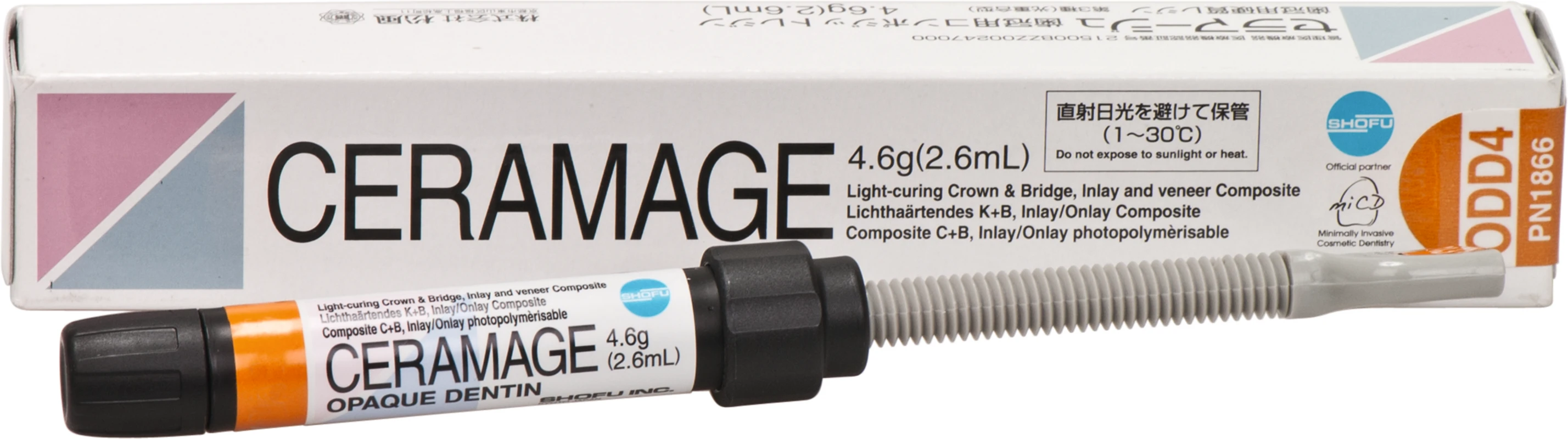 CERAMAGE Spritze 4,6 g opaque dentin D4 CERAMAGE SHOFU