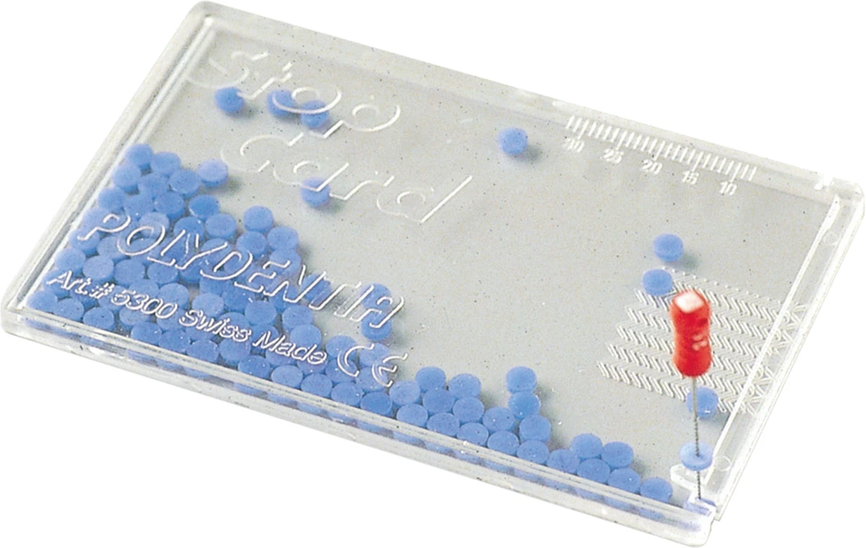 Endo Stops Packung 100 Endo-Stopper blau, 1 Stop-card