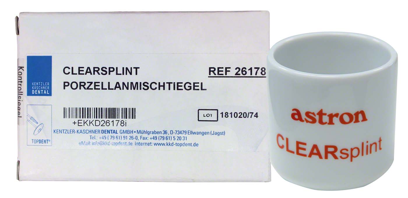 CLEARsplint® Porzellanmischtiegel Kentzler-Kaschner