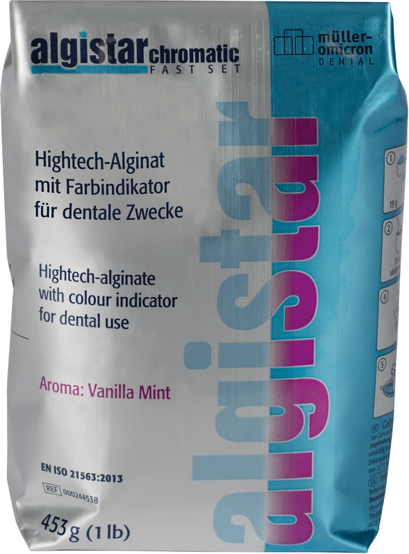 algistar chromatic Beutel 453 g fast, Vanille-Minze, hellblau