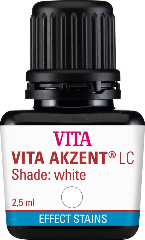 VITA AKZENT® LC Flasche 2,5 ml Effektfarben effect stains weiß